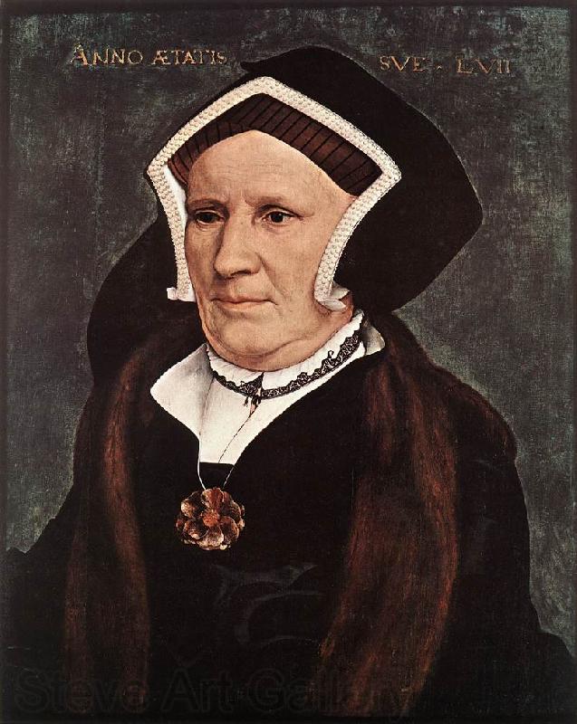 HOLBEIN, Hans the Younger Portrait of Lady Margaret Butts sg Germany oil painting art